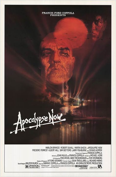 Apocalypse Now (1979) Martin Sheen Apocalypse Now, Apocalypse Now Poster, Marlon Brando Movies, Apocalypse Now Movie, Michael Haneke, Movies Posters, Martin Sheen, Robert Duvall, Best Movie Posters