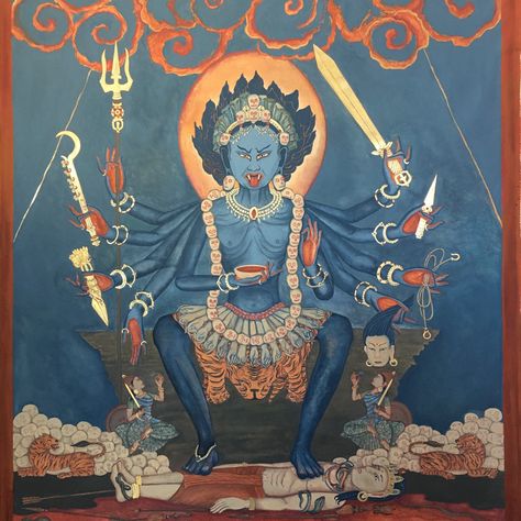 Goddess Of Time, Goddess Kali Images, Tara Goddess, Shakti Goddess, Kali Goddess, Ancient Mythology, Vedic Art, Goddess Artwork, Tough Love