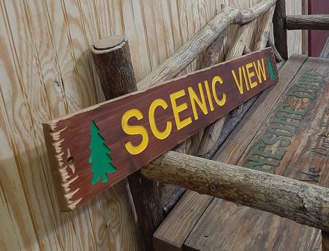 Cabin Gift Ideas, Old Cabin Decorating Ideas, Log Cabin Wall Decor, Cabin Porch Decorating Ideas, Cabin Signs Diy, Mountain Chalet Decor, Cricket Thoughts, Cabin Porch Decor, Camp Cabin Decor