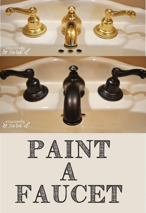 Home Upgrades, Painting Bathroom, Diy Home Improvement, Diy Bathroom, Bathroom Makeover, Cheap Home Decor, How To Paint, Bathroom Faucets, Bathroom Fixtures