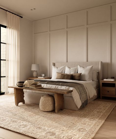 Guest Bedroom Earth Tones, Quiet Luxury Bedroom, Photography Architecture, Bedroom Decor Design, Classic Bedroom, Architecture Interior Design, Autodesk 3ds Max, Home Room Design, Bedroom Inspo