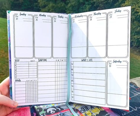 2023 Symptom Journal Annual Chronic Illness Pain Diary Log - Etsy Symptom Journal, Spoon Theory, Symptom Tracker, Mast Cell, Academic Calendar, Daily Energy, Test Results, Custom Journals, Something About You