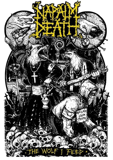 Arte Heavy Metal, Metal Posters Art, Arte Zombie, Metal Band Logos, Rock Poster Art, Black Metal Art, Rock Band Posters, Punk Poster, Heavy Metal Art