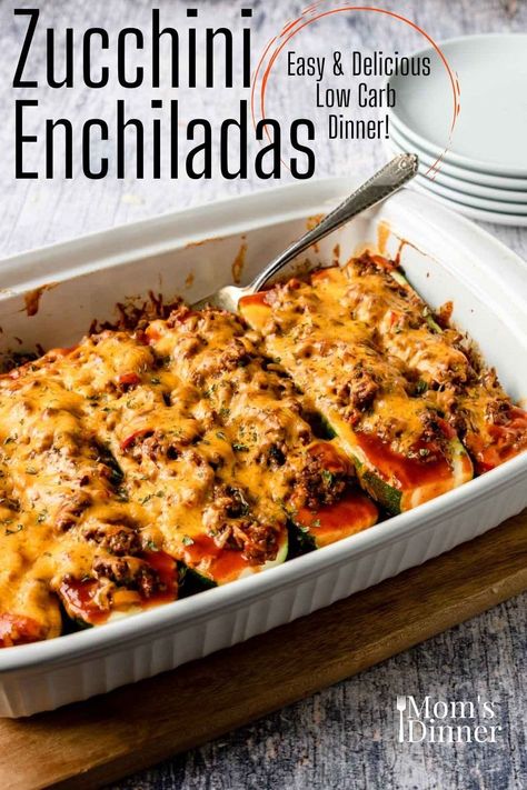 Enchilada Zucchini Boats, Zucchini Boat, Zucchini Enchiladas, Best Enchiladas, Fresh Zucchini, Enchilada Recipe, Low Carb Recipe, Zucchini Boats, Best Low Carb Recipes