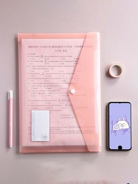 10pcs A4 Size Transparent Random Color File Folder | SHEIN USA Study Mood, Student Storage, School Suplies, Test Paper, File Organization, Paper Storage, File Storage, Natural Home Decor, Bus Driver