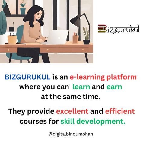 💢 You can earn a decent income by joining BIZGURUKUL. 💢 It’s a superb platform for earnings on weekly basis 20-30k. 💢DM "WORK" for more details. BIZGURUKUL | BIZGURUKUL AFFILIATE | AFFILIATE MARKETING | DIGITAL MARKETING | WORK FROM ANYWHERE | FINANCIAL FREEDOM | FINANCIALLY INDEPENDENT | WEEKLY PAYMENT | SKILL DEVELOPMENT | INSTAGRAM MASTERY | BRANDING MASTERY | LINKEDIN COURSE | GOOGLE ADS | FACEBOOK ADS . #bizgurukul #bizgurukulindia #onlineearning #affiliatemarketing #dailyearnings ... How Affiliate Marketing Works, What Is Bizgurukul, Financially Independent, Marketing Words, Work From Anywhere, Affiliate Marketing Course, Skill Development, Marketing Course, Facebook Ads