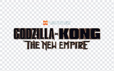 Godzilla x Kong The New Empire logo PNG Popcorn Factory, Godzilla X Kong, Empire Logo, Paramount Pictures, Graphic Elements, Graphic Design Projects, Free Vectors, King Kong, Graphic Designers