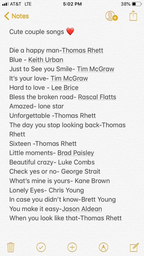 I Love Playlist, Country Songs That Remind Me Of Him, Country Songs About Love, Country Love Songs Playlist, Songs To Remind You Of Him, Songs To Sing To Your Boyfriend, Best Songs For Couples, Songs For Being In Love, Songs For Boyfriend Playlists