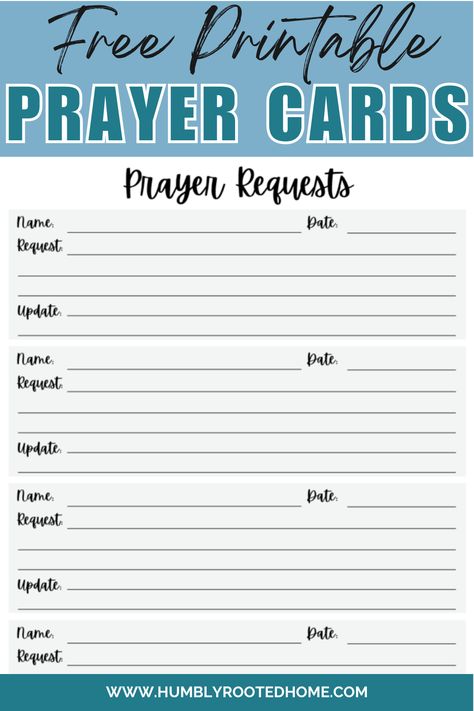 Prayer Binder Ideas Free Printables, Prayer Board Ideas Diy Free Printables, Free Prayer Printables, Prayer Request Cards, Prayer Binder Ideas, Diy Prayer Journal, Prayer Cards Printable, Prayer Journal Template, Prayer Journal Printable