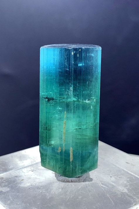 Bi Color Tourmaline Crystal, Indicolite Tourmaline, Green and Blue Tourmaline, Double Terminated Tourmaline Crystal, Raw Tourmaline, 23 Gram Raw Tourmaline, Indicolite Tourmaline, Age Of Aquarius, Crystal Grids, Blue Tourmaline, Tourmaline Crystal, Crystals Stones, Stone Crystal, Crystal Grid