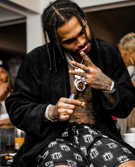 Dave East Braids, Dave East Instagram, Hair Like Wool, Iman Shumpert, Braid Styles For Men, Cornrow Hairstyles For Men, Chris Brown Videos, Braids For Boys, Dave East