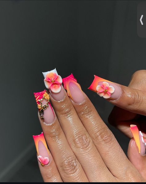 Hard Nails, Girly Acrylic Nails, Her Nails, French Acrylic Nails, Short Square Acrylic Nails, Acrylic Nails Coffin Pink, Unique Acrylic Nails, Long Square Acrylic Nails, Bling Acrylic Nails