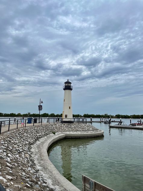 a lighthouse at a harbor Harbour Aesthetic, Boat Aesthetic, Crashing Waves, Gold Rush, Image Boards, Fairy Tail, Lighthouse, Rush, Minecraft