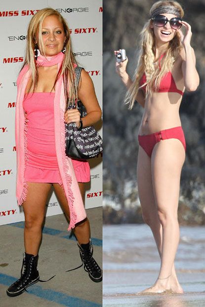 Nicole Richie before and after Nicole Richie Before And After, Nicole Richie Diet, Nicole Richie Curly Hair, Nicole Richie Style Boho, Nicole Richie 2000s Style, Nicole Richie 2000s, Healthy Diet Smoothies, Nicole Ritchie, Diet Challenge