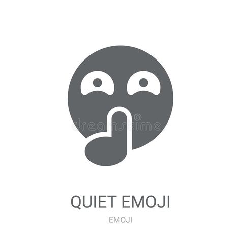 Quiet emoji icon. Trendy Quiet emoji logo concept on white background from Emoji collection. Suitable for use on web apps, mobile apps and print media royalty free illustration Character Mouth, Emoji Logo, Pr Logo, Emoji Icon, Collection Illustration, Trendy Logos, Print Media, Free Illustration, Logo Concept