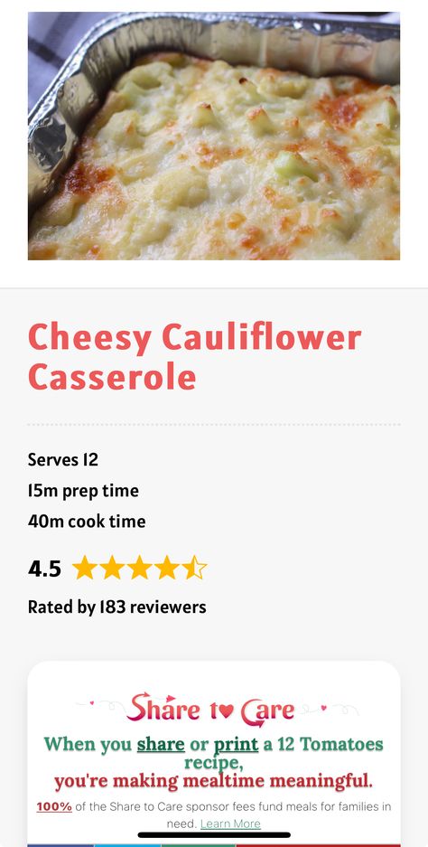 Cheese Cauliflower Casserole, Cheesy Cauliflower Casserole Keto, 12 Tomatoes Cheesy Cauliflower Casserole, Three Cheese Cauliflower Casserole, Greek Cauliflower Bake 12 Tomatoes, Cheesy Cauliflower Casserole 12 Tomatoes, Cheesy Cauliflower Casserole, 12 Tomatoes Recipes, Cheesy Cauliflower