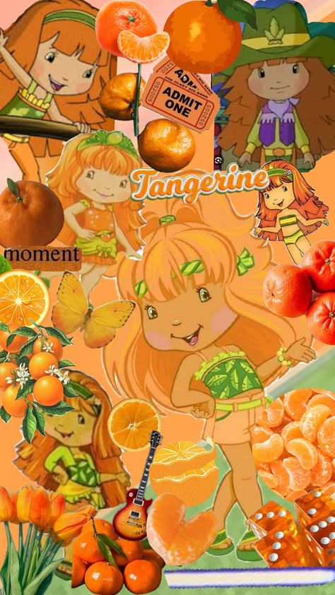 tangerina torta Tangerines Aesthetics, Strawberry Things, Berry Shortcake, Aesthetic Collages, Strawberry Shortcake Cartoon, Strawberry Shortcake Characters, Vintage Strawberry Shortcake, Polly Pocket, Cartoon Movies