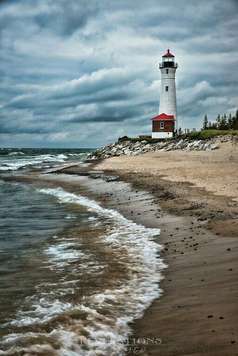 Crisp Point Lighthouse, Lighthouses Photography, Lighthouse Photos, Lighthouse Painting, Lighthouse Pictures, Lighthouse Art, Beautiful Lighthouse, Light House, Pictures To Paint