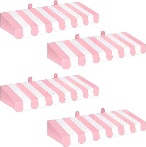 Amazon.com: 4 Pack Circus Awning Decoration 3D Awning Wall Decorations Carnival Tent Mardi Gras Circus Theme Party Decorations Carnival Stand Decor for Carnival Party Favors (Pink and White) : Tools & Home Improvement