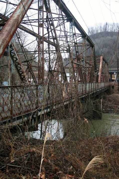 Scary old bridge Ava Crowder, Kentucky Gothic, Appalachia Kentucky, Kentucky Countryside, Rural Kentucky, Appalachian Gothic, Harlan Kentucky, Midwestern Gothic, Harlan County