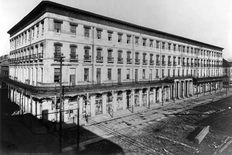 St louis hotel, new orleans. In 1915, the old closed-up building was a veritable haven for rats and a bubonic plague scare made way for the demolition of the hotel. In its place stands the Omni Royal Orleans hotel. Omni Royal Orleans Hotel, New Orleans History, New Orleans Voodoo, Louisiana History, Louisiana Homes, Royal Hotel, Wonderful Picture, New Orleans Louisiana, Crescent City