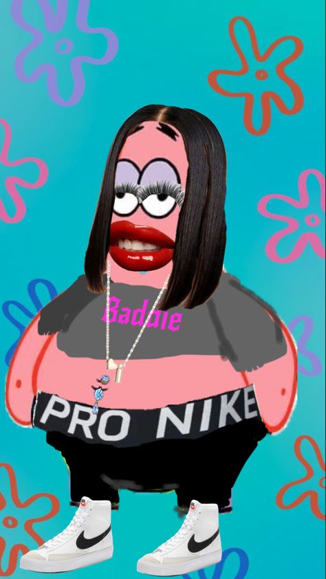 #slay #preppy #followforfollow #fyp #baddie #patrickstar #spongbob #livelaughlove #meme Patrick Drawing, Shrek Funny, Asthetic Picture White And Black, Fuuny Memes, Dora Funny, Best Friend Questions, Cute Guy Pics, 9gag Funny, Preppy Girls