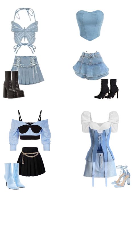 Outfit Ideas Teacher, Korean Outfits Kpop, Sister Outfits, Shein Outfits, Korean Fashion Dress, Kpop Fashion Outfits, Performance Outfit, Kpop Outfits, Stage Outfits