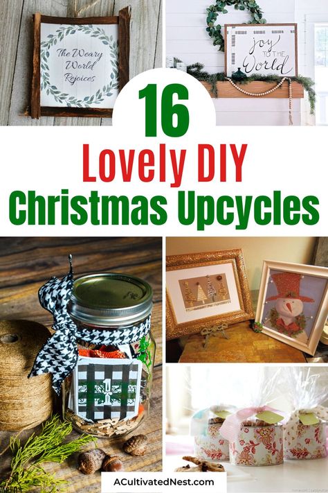 Diy Upcycled Christmas Gifts, Upcycle Gifts Diy, Upcycled Christmas Gifts, Upcycled Christmas Decorations, Upcycle Gifts, Pool Noodle Wreath, Upcycled Christmas, Upcycled Gifts, Frugal Mom