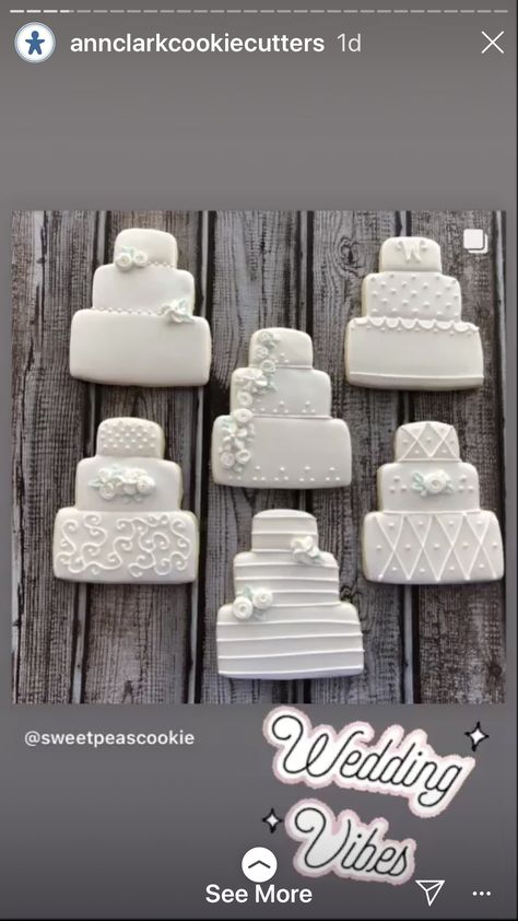 Wedding Cake Cookies Royal Icing, Wedding Iced Cookies, Wedding Cake Royal Icing Cookies, Wedding Cake Decorated Cookies, Royal Iced Wedding Cookies, Wedding Dress Cookies Royal Icing, Wedding Dress Sugar Cookies, Wedding Cake Cookies Decorated, Wedding Royal Icing Cookies