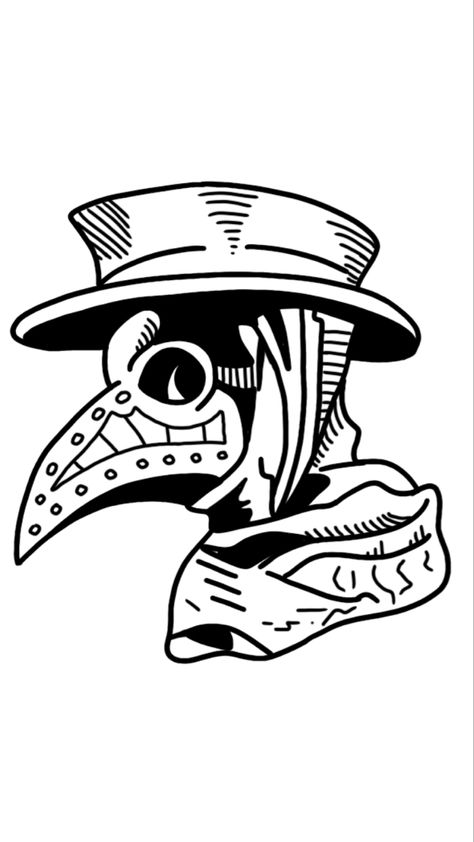 Plague Doctor Tattoo, Doctor Tattoo, Cricut Svgs, Tattoo Old School, Witch Doctor, Plague Doctor, Flash Tattoo, Traditional Tattoo, Pita