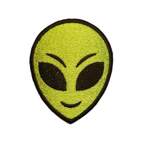 Funny Patches, Alien Head, Alien Tattoo, Hook And Loop Fasteners, Green Neon, Gibson Guitars, Cool Patches, Alien Art, Iron On Patch