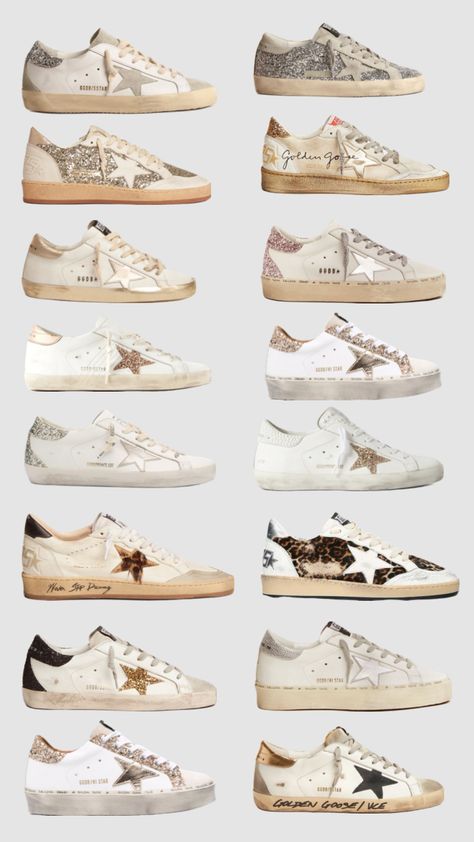 Stockholm Style Shoes, Golden Goose Aesthetic, Golden Goose Style, Stockholm Shoes, Shoes Golden Goose, Shoes For School, Preppy Shoes, Shoes Outfit Fashion, Shoe Wishlist