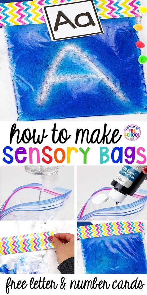 Number 4 Activities For Preschool, Sensory Activity For Toddlers, Sensory Activities For Preschoolers, Shark Activities, Guiding Principles, Maluchy Montessori, Sensory Bag, Sensory Bags, Activity For Toddlers