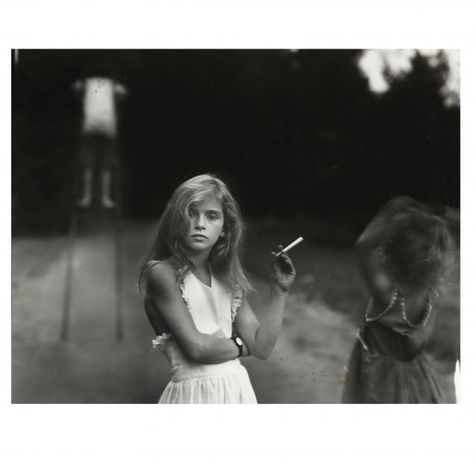 Sally Mann (American, born 1951), Preparatory Photograph for Candy Cigarette, With Hand-Written Inscription (Lot 180 - The Signature Spring AuctionMar 13, 2021, 9:00am) Sally Mann Photos, Sally Mann Photography, American Photography, Robert Frank, Contact Print, Powerful Images, Photo Projects, Black And White Photographs, White Photography