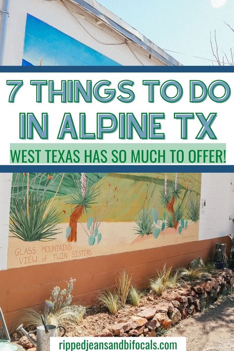 Texas Vacation Spots, Alpine Texas, Texas Desert, Marfa Lights, 40 Aesthetic, Fort Davis, Texas Vacation, Desert Town, Rv Trips