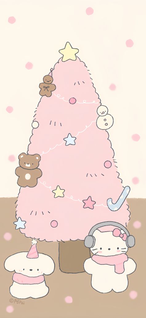 ֹ  ⑅᜔  ׄ ݊ ݂   sᥲ᥎ᥱ ᥲᥒძ 𝖿᥆ᥣᥣ᥆ᥕ mᥱ #Homescreen #Lockscreen #wallpaper Pink Wallpaper Aesthetic Homescreen, Aesthetic Pastel Christmas Wallpaper, Pink Sanrio Christmas Wallpaper, Pink Christmas Ipad Wallpaper, Christmas Wallpaper Sanrio, Christmas Wallpaper Kawaii, Pink Holiday Wallpaper, Pinkmas Wallpaper, Christmas Wallpaper Cartoon