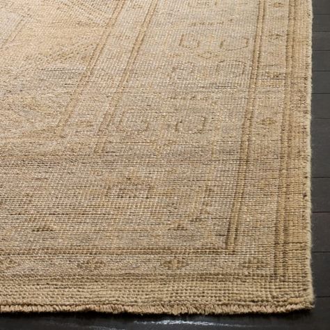 SAFAVIEH Hand-knotted Izmir Laisha Traditional Oriental Wool Rug with Fringe - Bed Bath & Beyond - 18755927 Sea Rug, Florida House, Hand Knotted Rug, Transitional Rugs, Contemporary Home Decor, Knotted Rug, Displaying Collections, Online Home Decor Stores, Grey Rugs