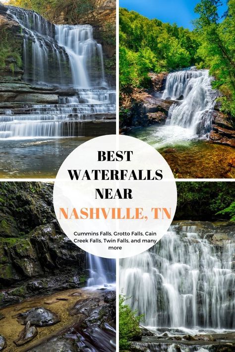 Best waterfalls near Tennessee: Here are 15 of the very best waterfall hikes in the state to get you started on what is sure to become an ongoing love of Tennessee waterfalls.  Many of these waterfall sites - Fall Creek Falls, Caney Creek Falls, Piney Falls, Burgess ... The best time to view Tennessee's waterfalls is during the spring and summer Fall Creek Falls Tennessee, Cummins Falls, Grotto Falls, Burgess Falls, Tennessee Waterfalls, Fall Creek Falls, Tennessee Road Trip, North America Travel Destinations, Tennessee Travel