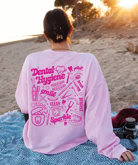 Dental Hygiene Sweatshirt Dental Hygiene Gifts Dental Hygiene Shirt Dentist Shirt Dental Hygienist Dental Sweater Dental Hoodie RDH Gifts - Etsy Dental Sweatshirts, Dental Hygiene Shirt, Y2k Tumblr, Vsco Hoodie, Preppy Sweatshirts, Western Sweatshirts, Country Hoodie, Clothes Trendy, Country Music Shirts