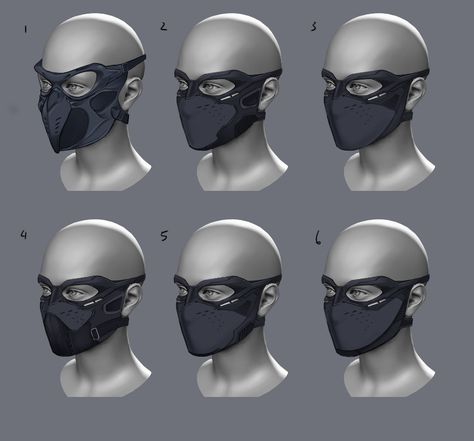 ArtStation - Rae Carter Character Sheet, Christina Wu Echipament Tactic, Guerriero Samurai, Helmet Concept, Christina Wu, Superhero Masks, 그림 낙서, Cosplay Armor, Wear A Mask, Her Universe