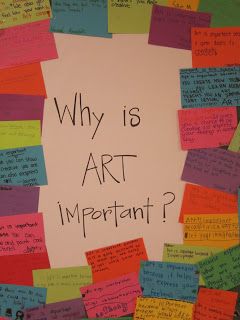 Why Is Art Important, Art Bulletin Boards, Classe D'art, Importance Of Art, 5th Grade Art, Art Curriculum, High School Art, School Art Projects, Middle School Art