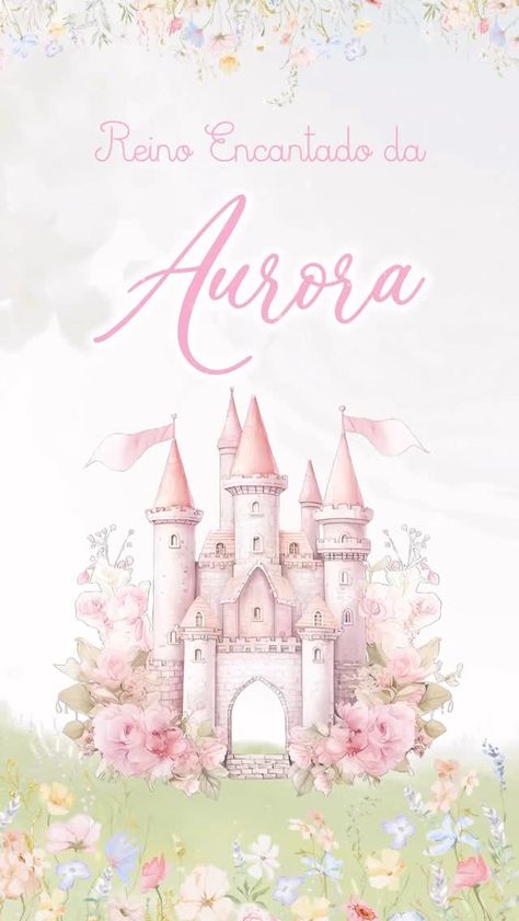 Princesa Aurora = @tabitacintrafestas Aurora Background, Bubble House, Disney Rapunzel, Baby Princess, Balloon Decorations Party, Rapunzel, Baby Announcement, Balloon Decorations, Aurora