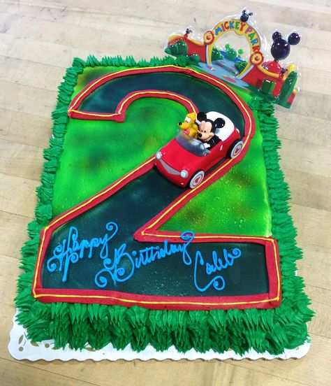 Mickey Mouse Bday, Mickey Mouse Birthday Cake, Mickey Mouse Themed Birthday Party, Mickey Mouse Cupcakes, Mickey Mouse Clubhouse Birthday Party, Mickey Cakes, Novelty Birthday Cakes, Mickey Mouse Clubhouse Birthday, Second Birthday Ideas