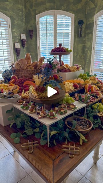 Christina Ardema on Instagram: "360 grazing table with light bites!! 

Lets play a game ✨

Can you guess how many guests this was for? 

For the first 3 people that guess we’ll send you a small gift card for a coffee today! 
Correct comments will be pinned at the end of the day. 

Good luck 🤩" Grazing Table Centerpiece, Charcuterie Table Ideas, Charcuterie Tables, Charcuterie Grazing Table, Grazing Table Ideas, Charcuterie Display, Pine Tree Tattoo, Food Bar, Coffee Today