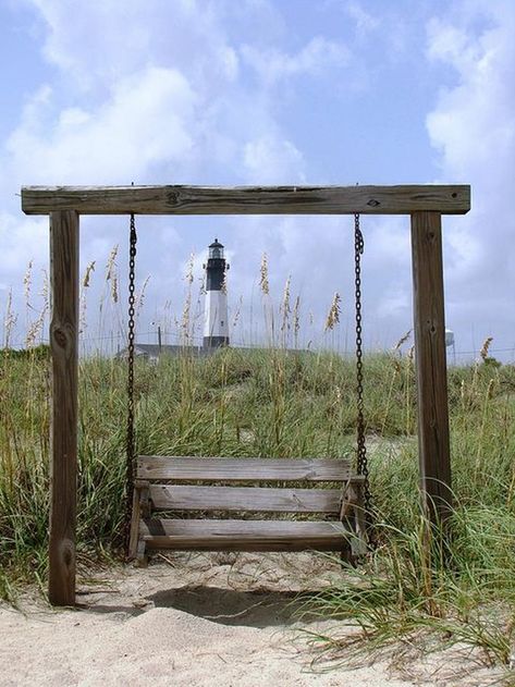 Tybee Island Lighthouse, Tybee Island Georgia, Lighthouse Pictures, Tybee Island, Local Community, Light House, Island Vacation, Swing Set, Oh The Places Youll Go