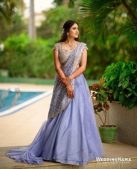 Lehenga Pastel, Mehndi Dress For Bride, Lavender Lehenga, Pastel Lehenga, Latest Bridal Lehenga Designs, Lehenga Anarkali, Sister Of The Bride, Bridal Lehenga Designs, Mehndi Dress