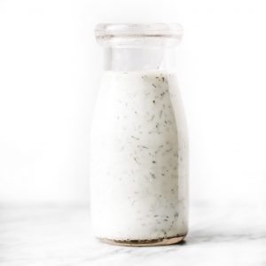 Healthy Greek Yogurt Ranch Dressing | Ambitious Kitchen Yogurt Ranch Dressing Recipe, Healthy Ranch Dressing Recipe, Healthy Homemade Ranch Dressing, Healthy Sauce Recipes, Greek Yogurt Ranch Dressing, Healthy Ranch Dressing, Yogurt Ranch Dressing, Yogurt Ranch, Homemade Salad Dressing Healthy