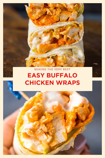 Buffalo Chicken Wrap Recipe, Spicy Buffalo Chicken, Buffalo Chicken Wraps, Chicken Recipes Boneless, Chicken Wrap Recipes, Pre Cooked Chicken, Chicken Wrap, Cooking Chicken To Shred, Instant Pot Recipes Chicken