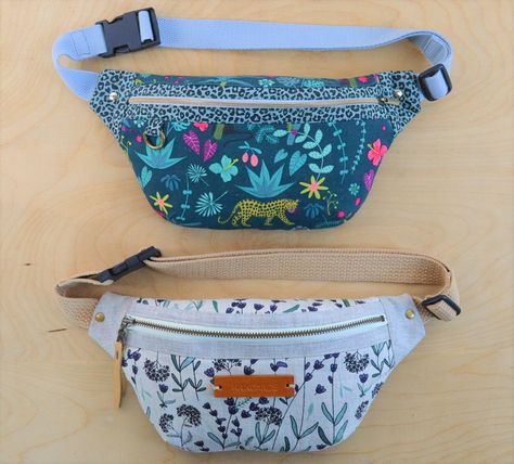 Hip Bag Pattern Free, Fanny Pack Sewing Pattern, Waist Bag Pattern, Hip Bag Pattern, Pouch Sewing Pattern, Fanny Pack Pattern, Hip Pouch, Pouch Sewing, Smaller Hips