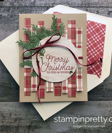 Stampin Up Weihnachten, Mary Fish, Stamped Christmas Cards, Stampin Pretty, Simple Christmas Cards, Christmas Card Inspiration, Homemade Christmas Cards, Stampin Up Christmas Cards, Christmas Card Crafts